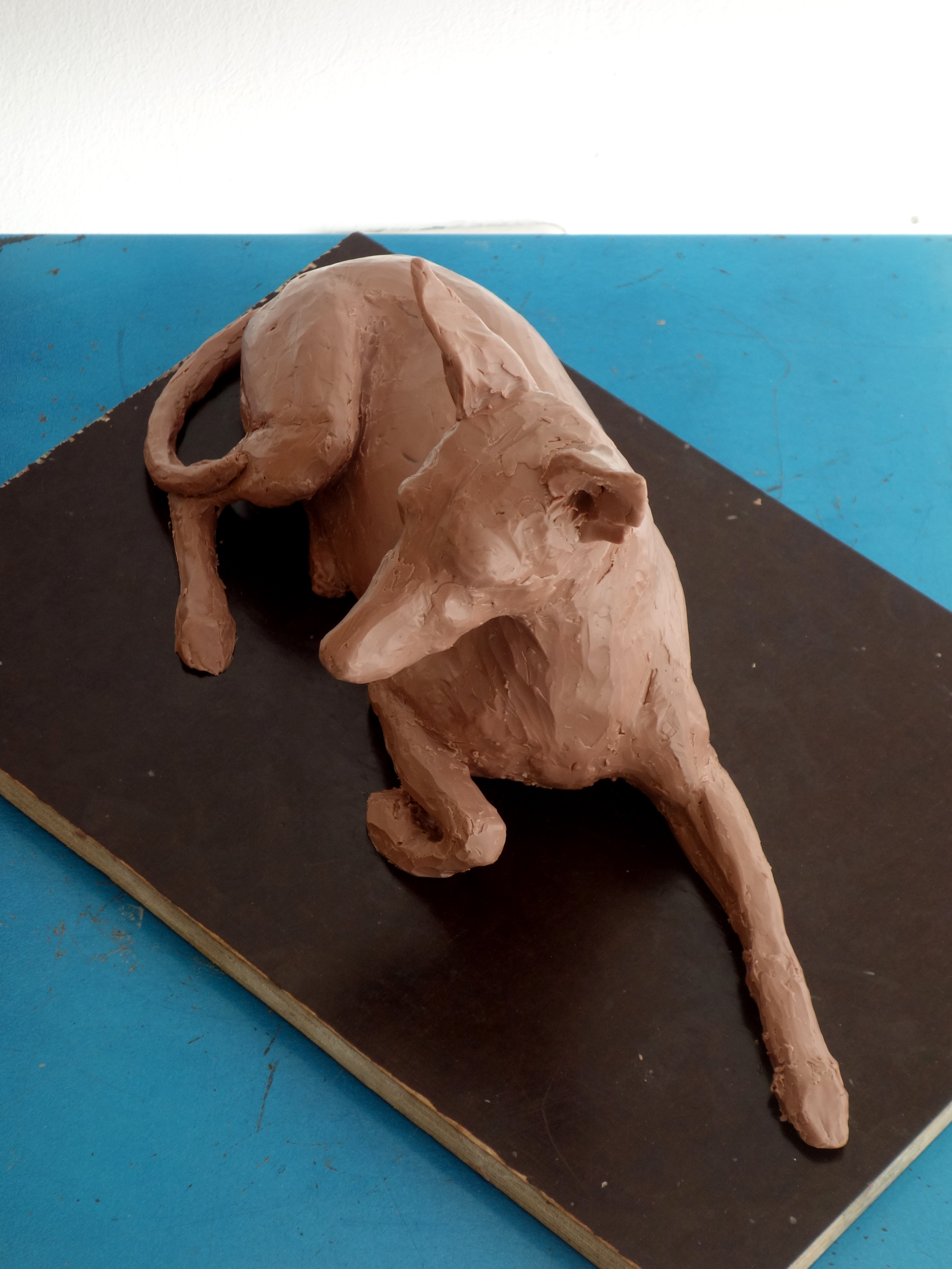 windhund-skulptur whippet