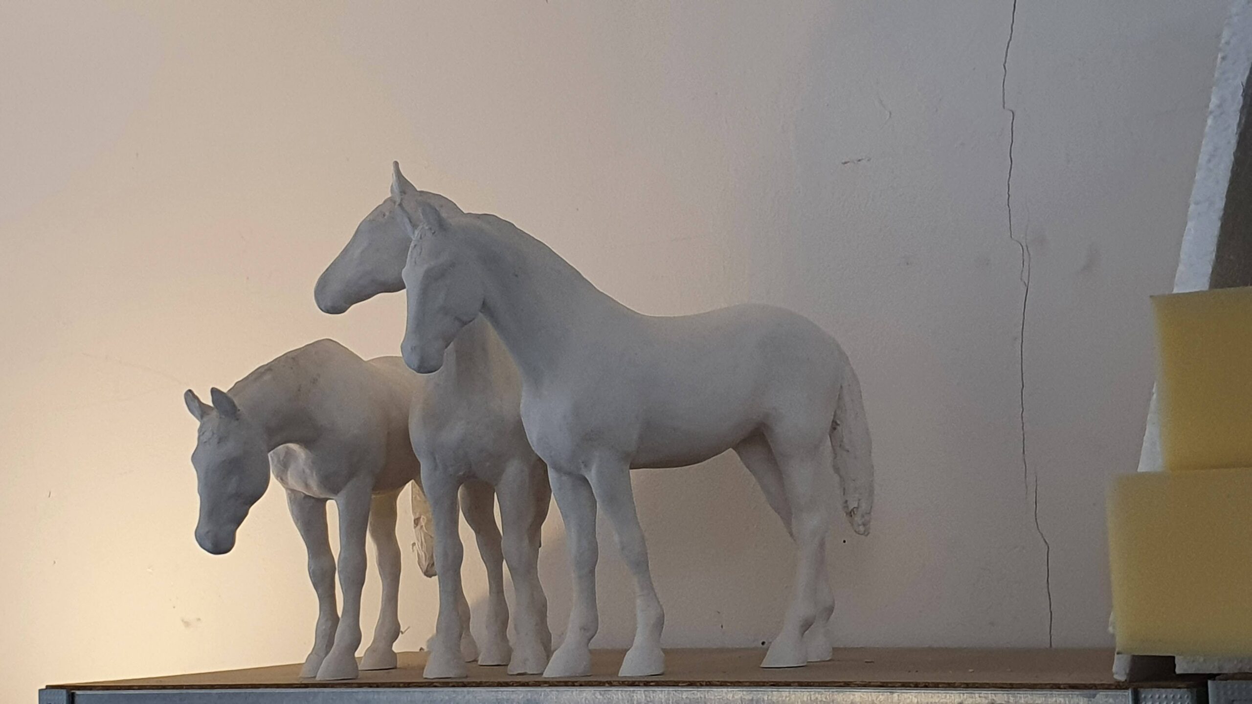 pferdeskulptur 3-teilig